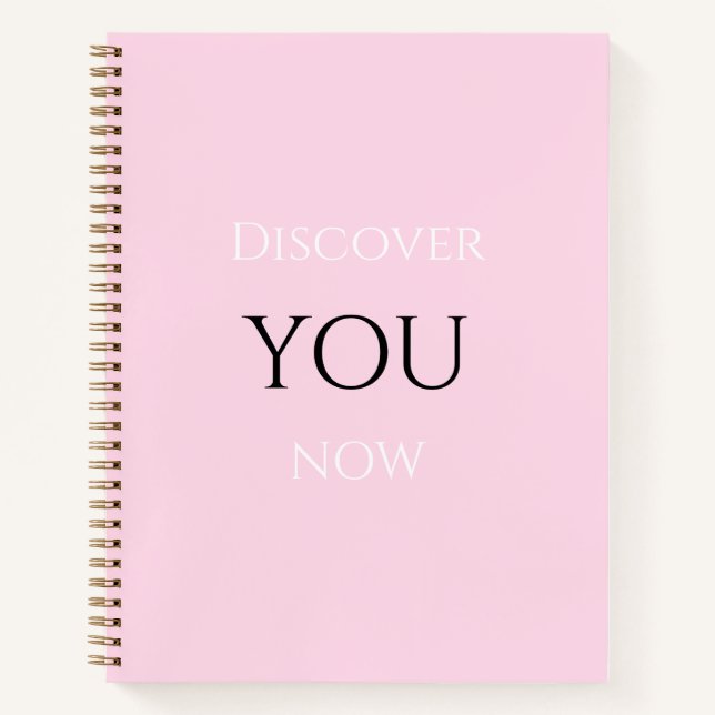 El cuaderno de citas motivacionales rosadas (Anverso)