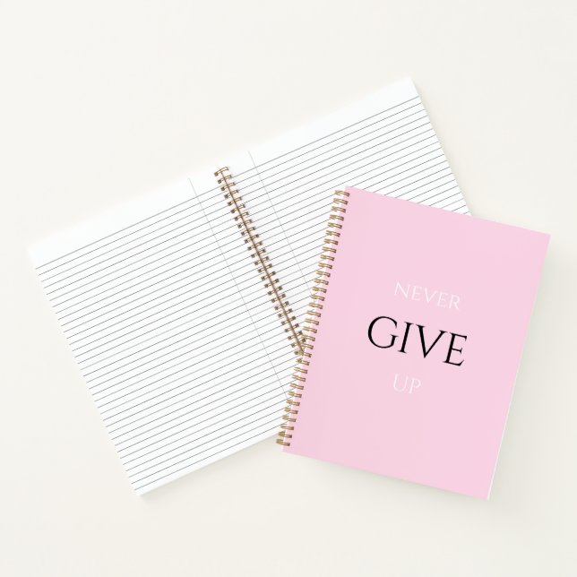 El cuaderno de citas motivacionales rosadas (Interior)