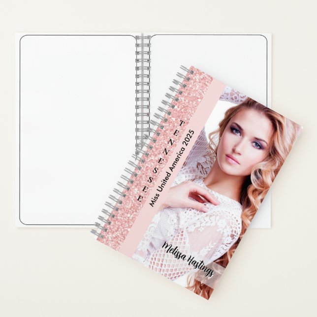 El Cuaderno de Concurso Perfecto | Glitz Rosa Clar (Interior)