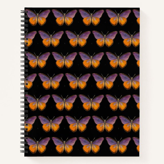 El cuaderno de esbozo de la espiral de mariposa du (Anverso)