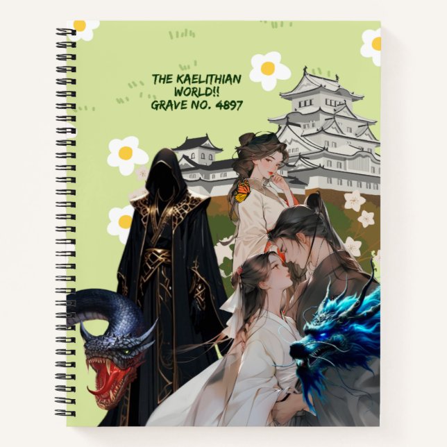 El cuaderno de espiral mundial de Kaelithian (Anverso)