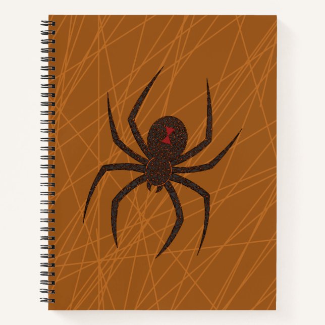 El cuaderno de espiral web de la araña (Anverso)