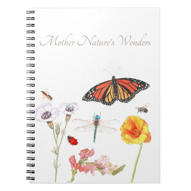 El cuaderno de las maravillas de la madre naturale (Frente)