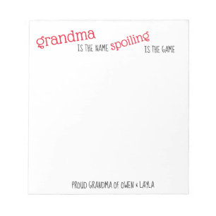 El cuaderno de notas de la abuela