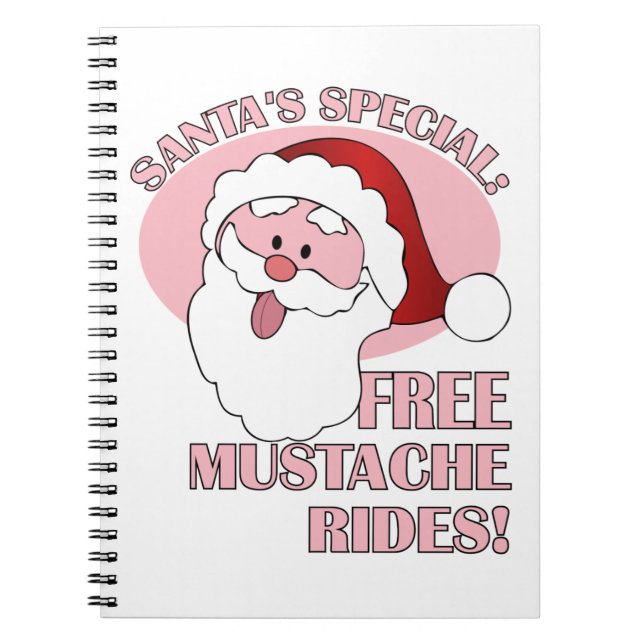 El cuaderno de Santa Mustache Rides (Frente)