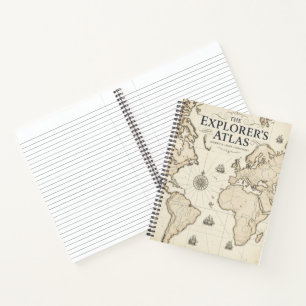 El Cuaderno de Viaje Atlas del Explorador Vintage