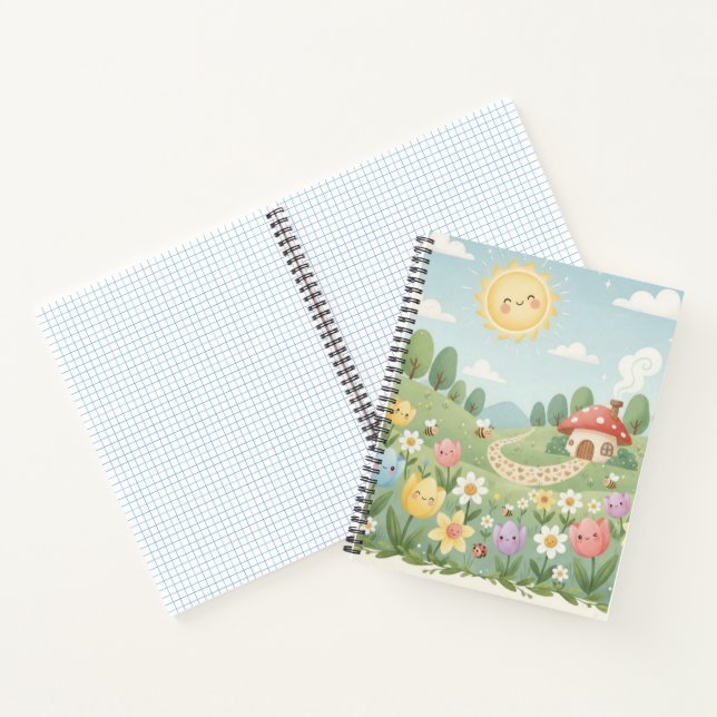El Cuaderno del Jardín de la Felicidad (Interior)