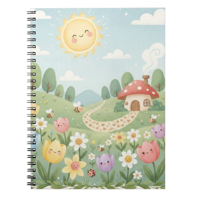 El Cuaderno del Jardín de la Felicidad (Frente)