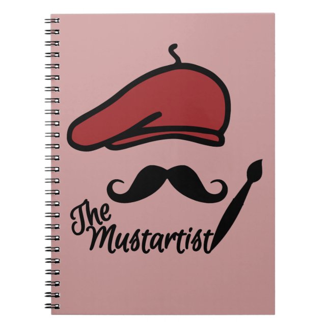 El cuaderno del personalizado de Mustartist (Frente)