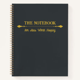 El Cuaderno | Diario Minimalista de Carbón y Oro