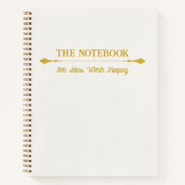 El Cuaderno | Diario Minimalista Marfil Dorado