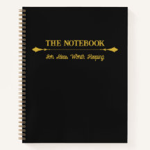 El Cuaderno | Diario Negro Dorado Minimalista