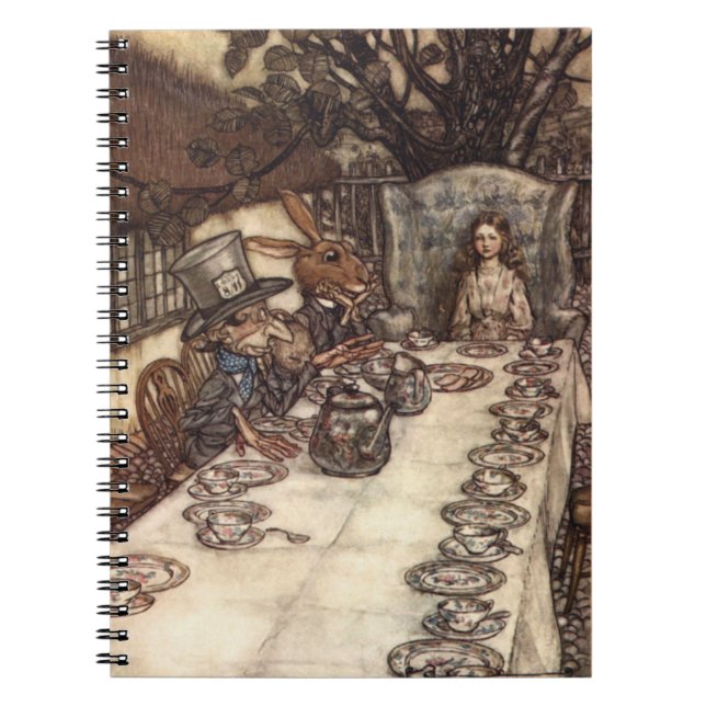 El cuaderno enojado de Arturo Rackham de la fiesta (Frente)
