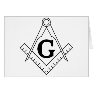 El cuadrado y el símbolo del Freemasonry de los