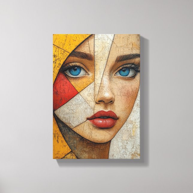 El cubismo se encuentra con el arte geométrico con (Anverso)