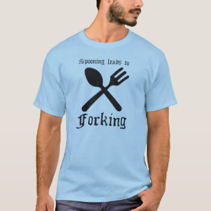El CUCHAREAR LLEVA a la camiseta QUE BIFURCA