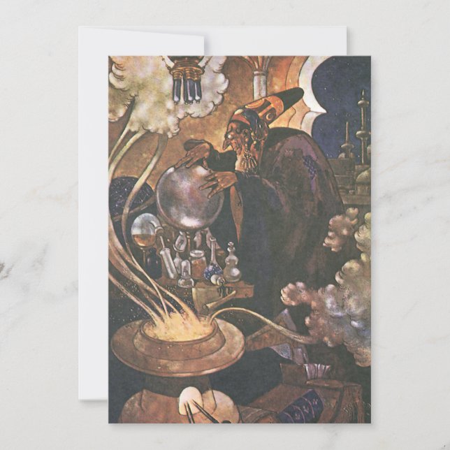 El cuento de hadas, Aladdin y la lámpara mágica (Anverso)