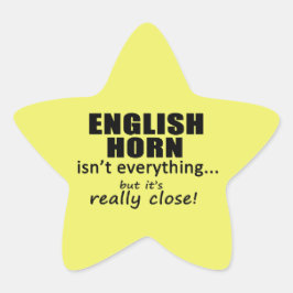 El Cuerno de Inglés no es todo Pegatina de Estrell