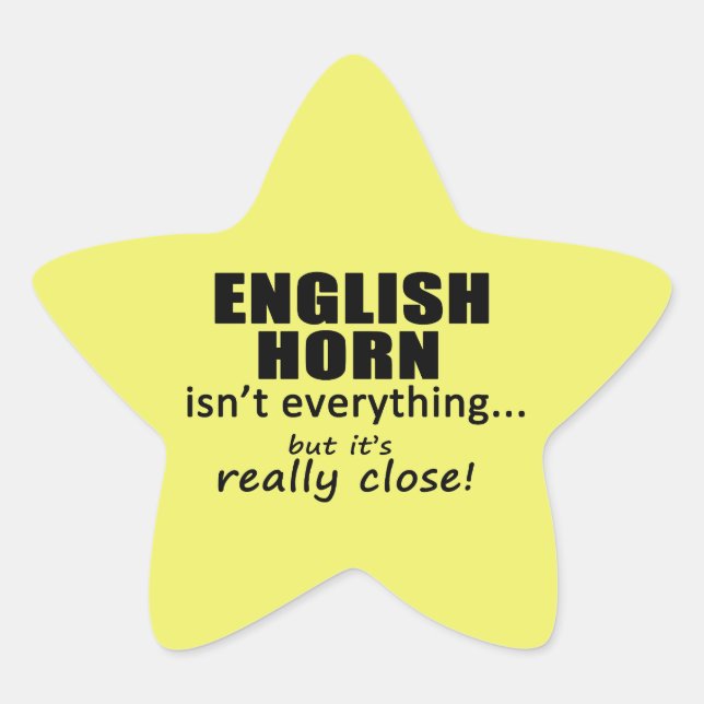 El Cuerno de Inglés no es todo Pegatina de Estrell (Anverso)