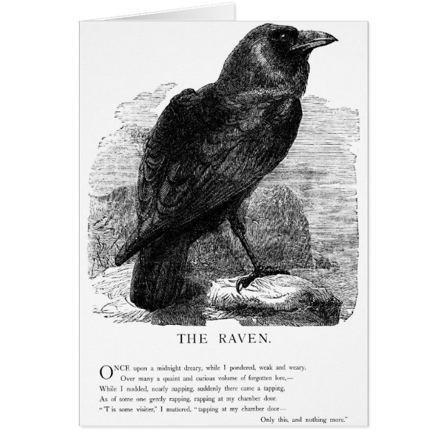 El cuervo de Edgar Allen Poe (Frente)