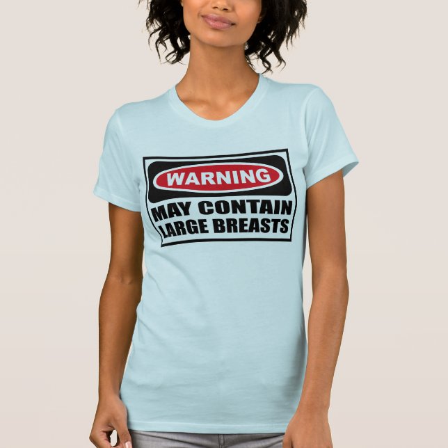 El cuidado PUEDE CONTENER la camiseta de las (Anverso)