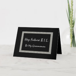 El cuñado futuro - sea mi invitación del padrino
