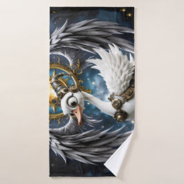 El curioso cisne de relojería.