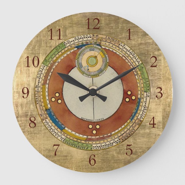 El curso del reloj del cosmos de mercurio (Anverso)