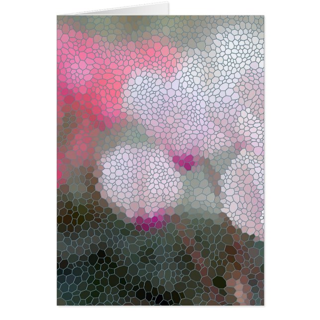 El Cyclamen florece el mosaico (Frente)