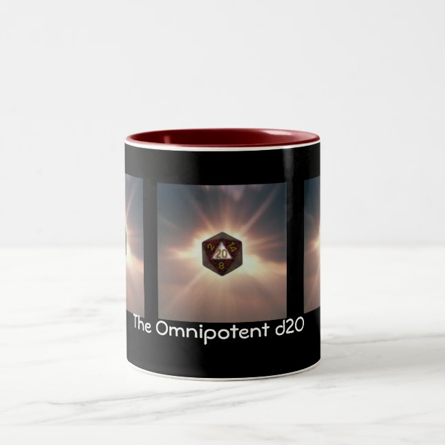 El d20 omnipotente - taza (Centro)