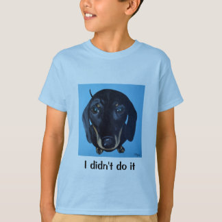 El Dachshund embroma la camiseta