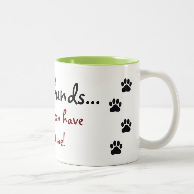 ¡El Dachshund… nadie puede tener apenas uno! Taza (Derecha)
