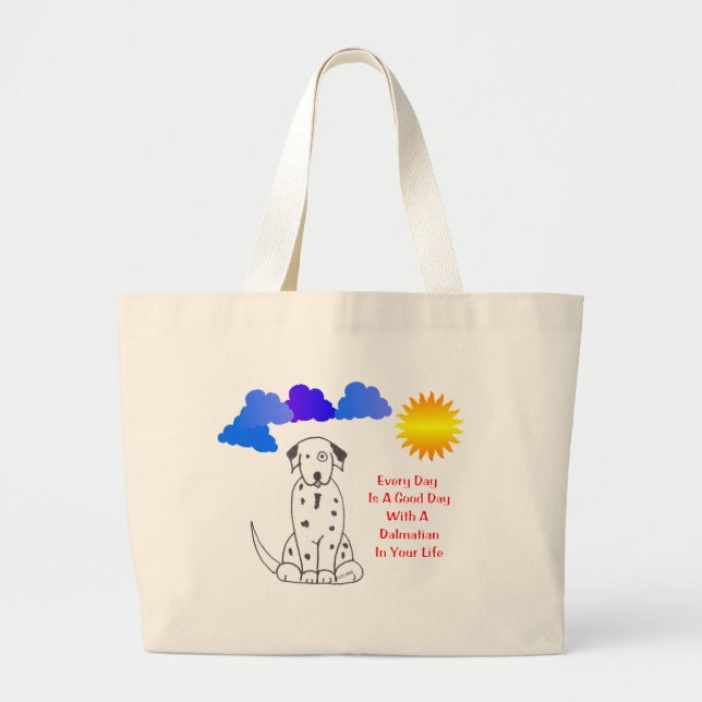 El Dalmatian cada día es una bolsa de asas del (Frente)