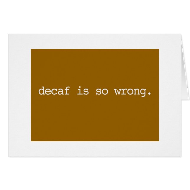 el decaf es tan incorrecto (Anverso (Horizontal))