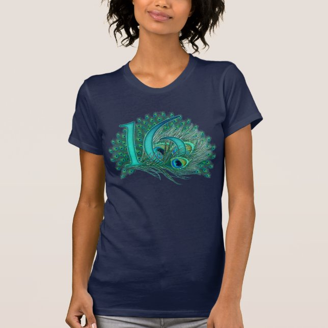 el décimosexto cumpleaños adornó las camisetas del (Anverso)
