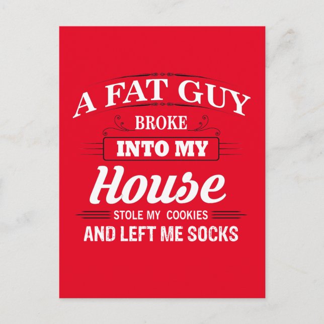 El decir divertido del navidad de Papá Noel (Anverso)