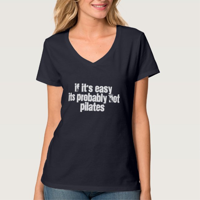 el decir fresco de la camiseta de los pilates (Anverso)