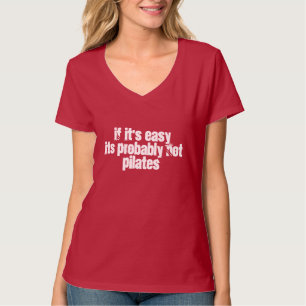 el decir fresco de la camiseta de los pilates