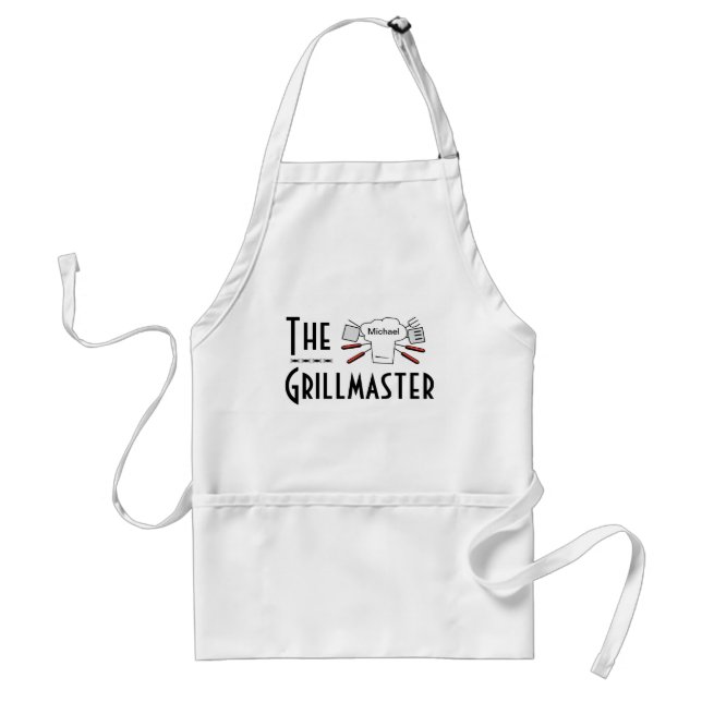 El delantal del Bbq de Grillmaster (Frente)