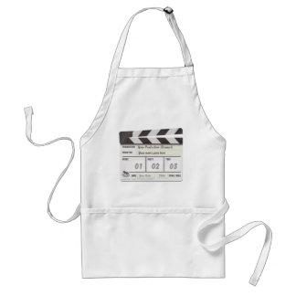 El delantal del cocinero adaptable de Clapperboard