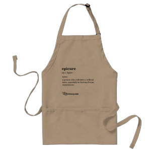 el delantal del cocinero de Dictionary.com