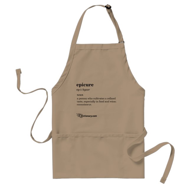 el delantal del cocinero de Dictionary.com (Frente)