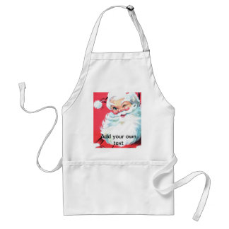 El delantal del navidad de Papá Noel personaliza