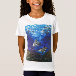 El delfín de la energía embroma la camiseta