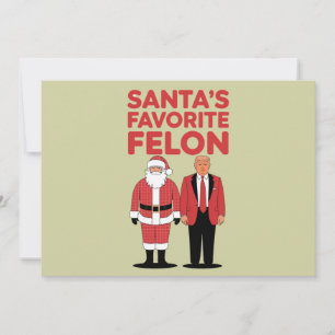 El delincuente favorito de Santa Trump Navidad Rep