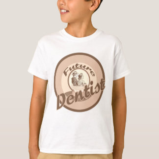 El dentista futuro embroma la camiseta del empleo