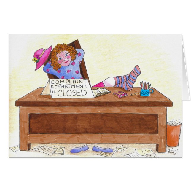 El departamento de denuncia es cerrado (Anverso (Horizontal))