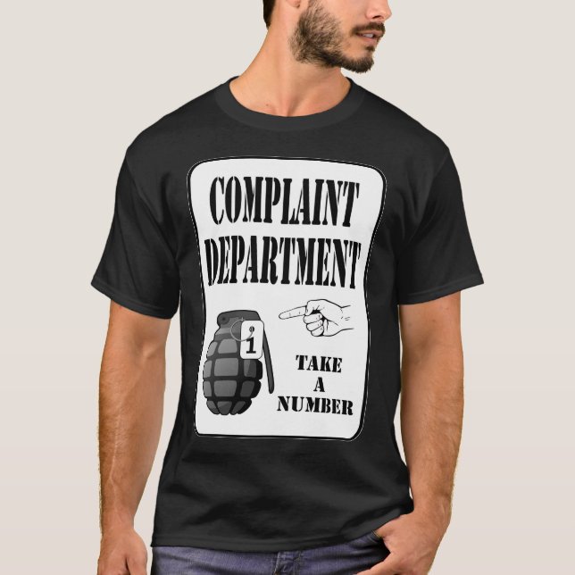 El departamento de denuncia toma una camiseta de (Anverso)