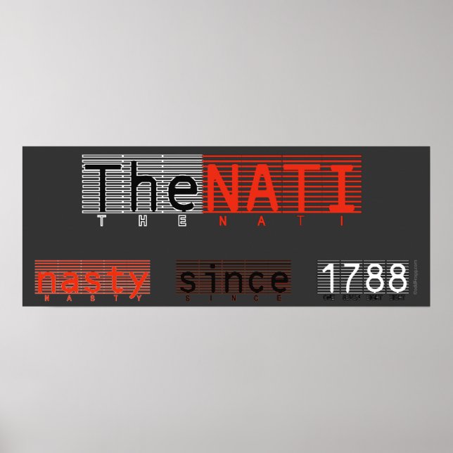 El desagradable arte Poster de NATI (Frente)