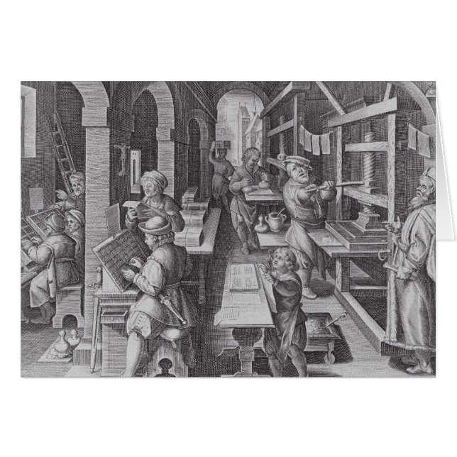 El desarrollo de la impresión (Anverso (Horizontal))